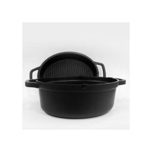 Каструля антипригарна Maestro - 260 мм x 3,3 л з кришкою-сковорідкою (MR-4126)