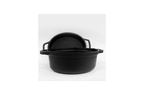 Каструля антипригарна Maestro - 260 мм x 3,3 л з кришкою-сковорідкою (MR-4126)