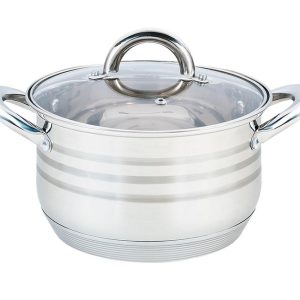 Каструля нержавіюча Maestro - 240 мм x 6,5 л (MR-3513-24)