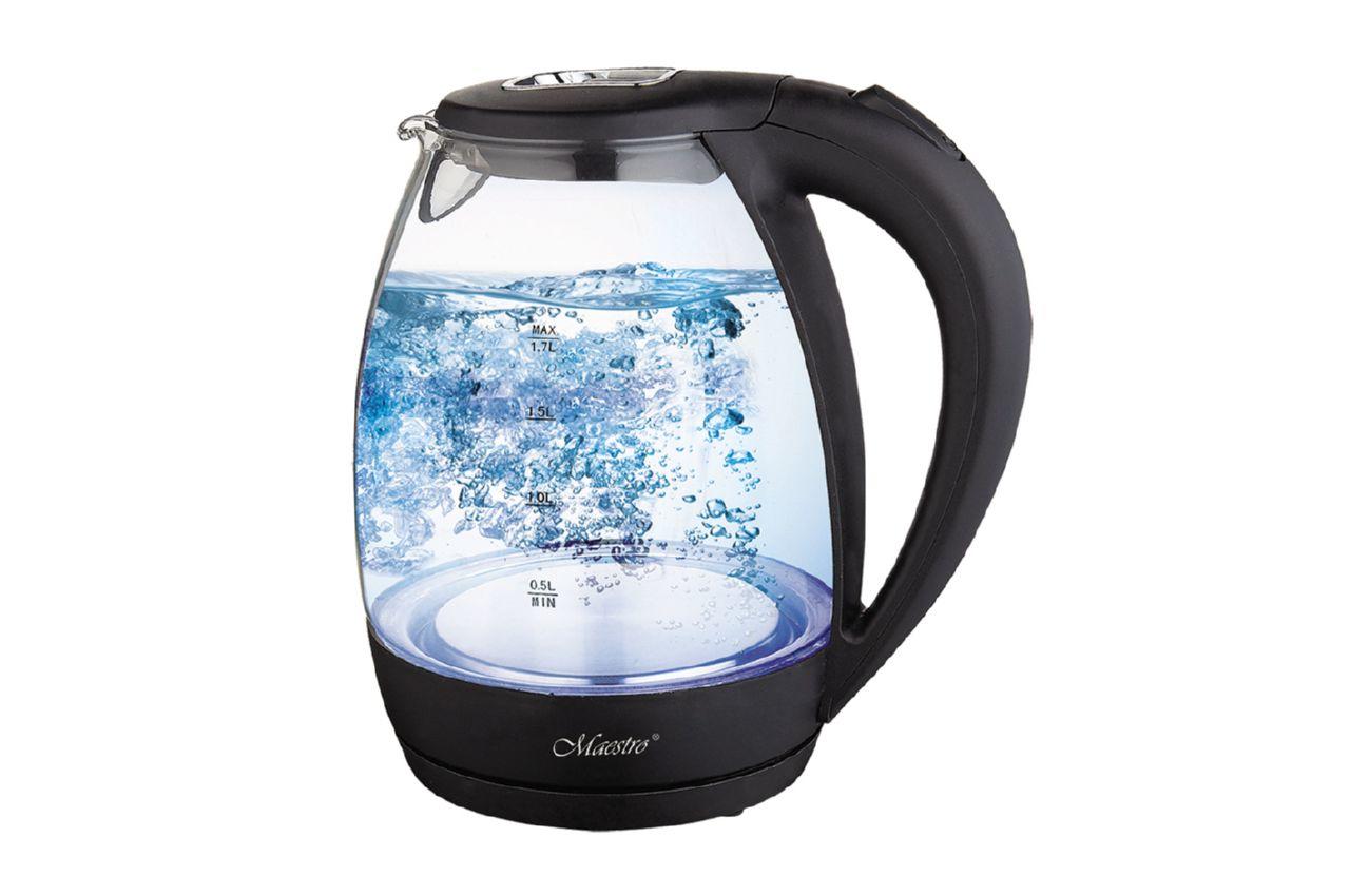 Електрочайник Maestro - MR-061 скло чорний (MR-061-BLACK)