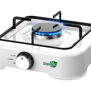 Плита газова настольна на 1 конфорку 280х330х70мм эмаль (6001)