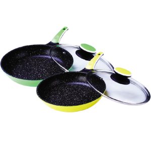 Сковорода антипригарна Maestro - 220 мм з кришкою MR-1220-22 (MR-1220-22)