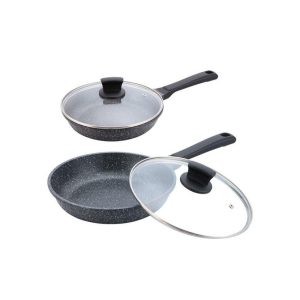 Сковорода антипригарна Maestro - 200 мм з кришкою MR-1225-20 (MR-1225-20)