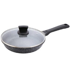 Сковорода антипригарна Maestro - 240 мм з кришкою MR-1225-24 (MR-1225-24)