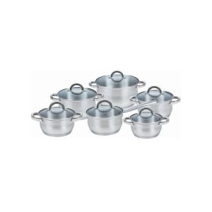 Набір посуду нержавіючий Maestro - 1,5 х 2 х 2 х 3 х 5 х 1,5 л (6 шт.) MR-2120 (MR-2120-12)