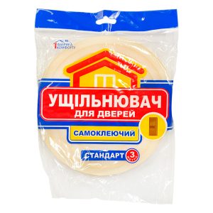 Ущільнювач поролоновий PRC - 3 х 20 мм 10 м дверний (530920)