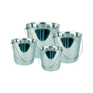 Набір відер нержавіючих Empire - 5,5 x 7,5 11 x 14,35 л (4 шт.) (5044)