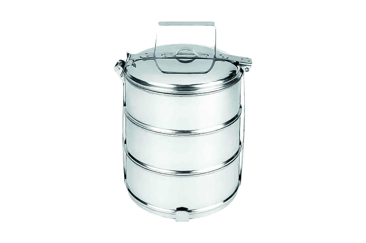 Ланч-бокс нержавіючий Empire - 3 x 1000 мол (2416)