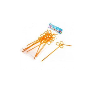 Трубочка для напоїв Empire - 140 x 5 мм Чорна (50 шт.) (0200)