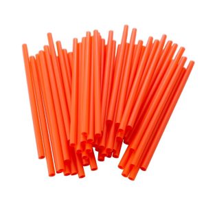 Трубочка для напоїв Empire - 140 x 6 мм червона (50 шт.) (0214)