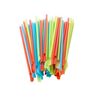 Трубочка для напоїв Empire - 200 x 8 мм асорті (100 шт.) (0241)