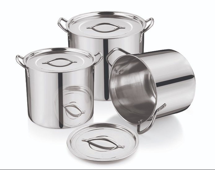 Набір посуду нержавіючий Empire - 20 x 22 x 24л (3шт) (7369)