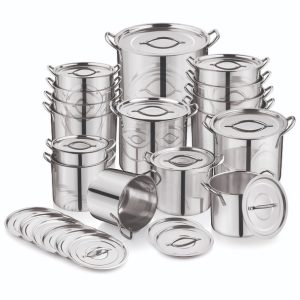 Набір посуду нержавіючий Empire - 2 x 3 x 4 x 6 x 8 x 9 x 10 x 11 x 12 x 14 x 16 x 17 x 18 x 20 x 22 (7370)