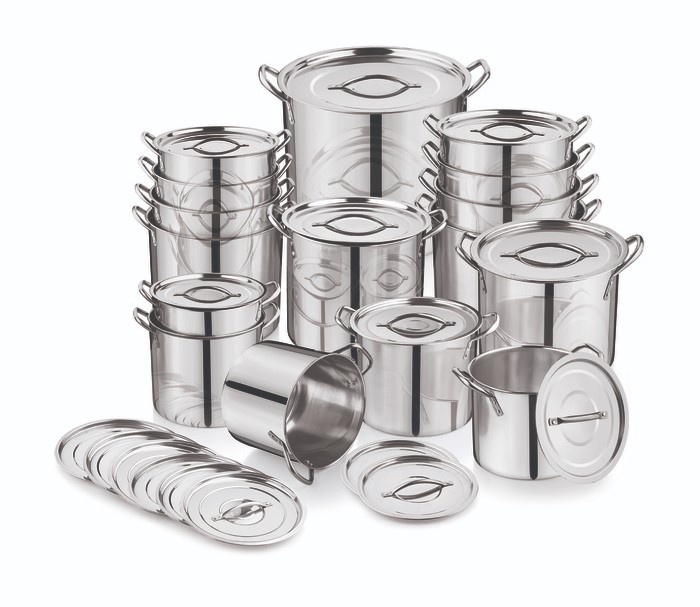 Набір посуду нержавіючий Empire - 2 x 3 x 4 x 6 x 8 x 9 x 10 x 11 x 12 x 14 x 16 x 17 x 18 x 20 x 22 (7370)