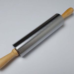 Скалка нержавіюча для мастики Kamille - 320мм (7819)