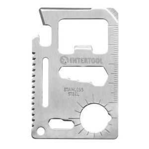 Мультитул Intertool - 70мм x 11од карта (HT-0589)