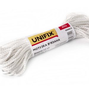 Мотузка в'язана Unifix - 3мм x 15м біла (699611)