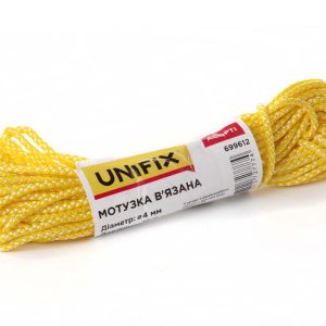 Мотузка в'язана Unifix - 4мм x 15м асорті (699612)