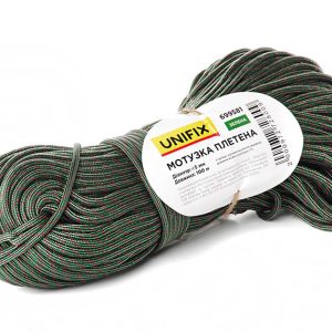 Мотузка плетена Unifix - 5мм x 100м чорна (69958)