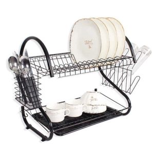 Сушарка для посуду Maestro - 530 x 265 x 390мм чорна (MR-1025-53-BLACK)