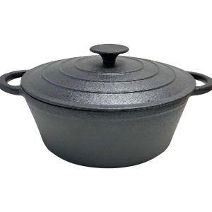 Каструля чавунна Biol - 230мм x 4,5л з литою кришкою (СС04)