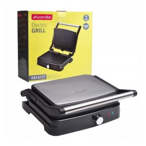 Гриль контактний Kamille - 2000Вт x 280 x 220мм (6727)