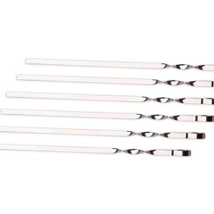 Набір шампурів Maestro - 450 x 10мм плоский (6шт) (MR-1007)