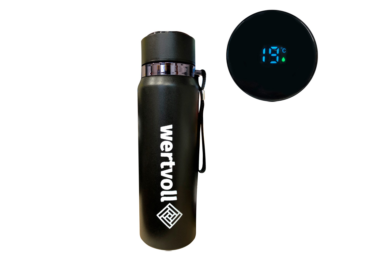 Термос Mastertool - 800мл Dream LED чорний (RX-7001BK)