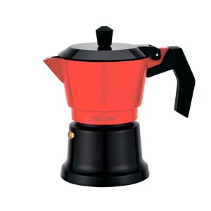 Кавоварка гейзерна алюмінієва Maestro - 150мл червона (MR-1657-3)