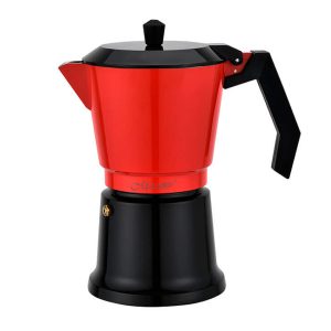 Кавоварка гейзерна алюмінієва Maestro - 450мл червона (MR-1657-9)