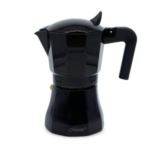 Кавоварка гейзерна алюмінієва Maestro - 450мл чорна (MR-1658-9)