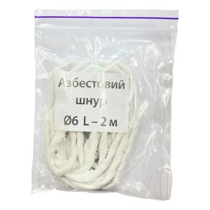 Шнур азбестовий KS-UKR 6х2м (KS62)