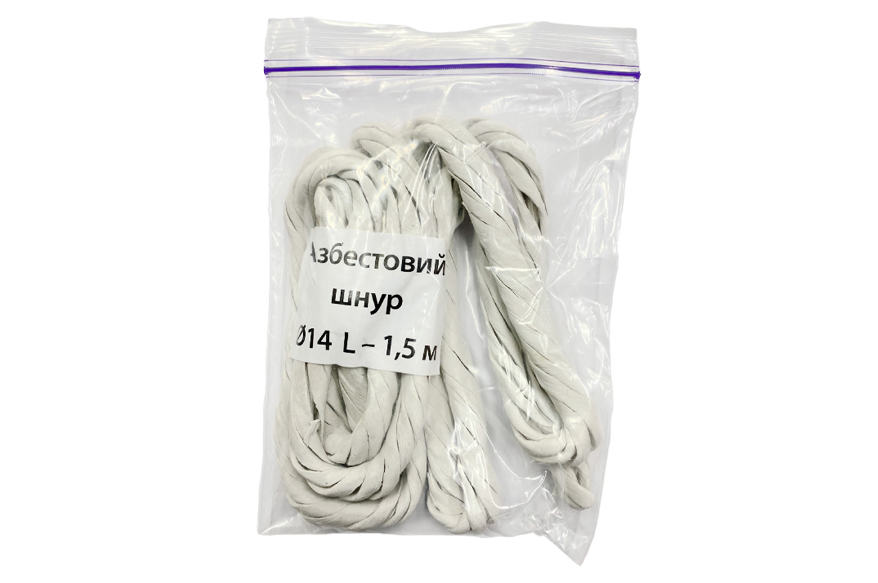 Шнур азбестовий KS-UKR 14х1.5м (KS1415)