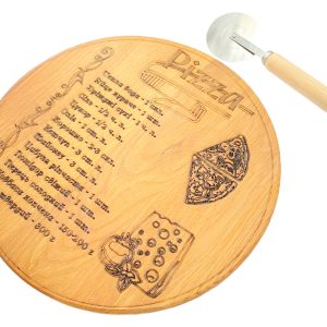 Набір для піци iWood - дошка 290мм дуб + ніж (О-024569)