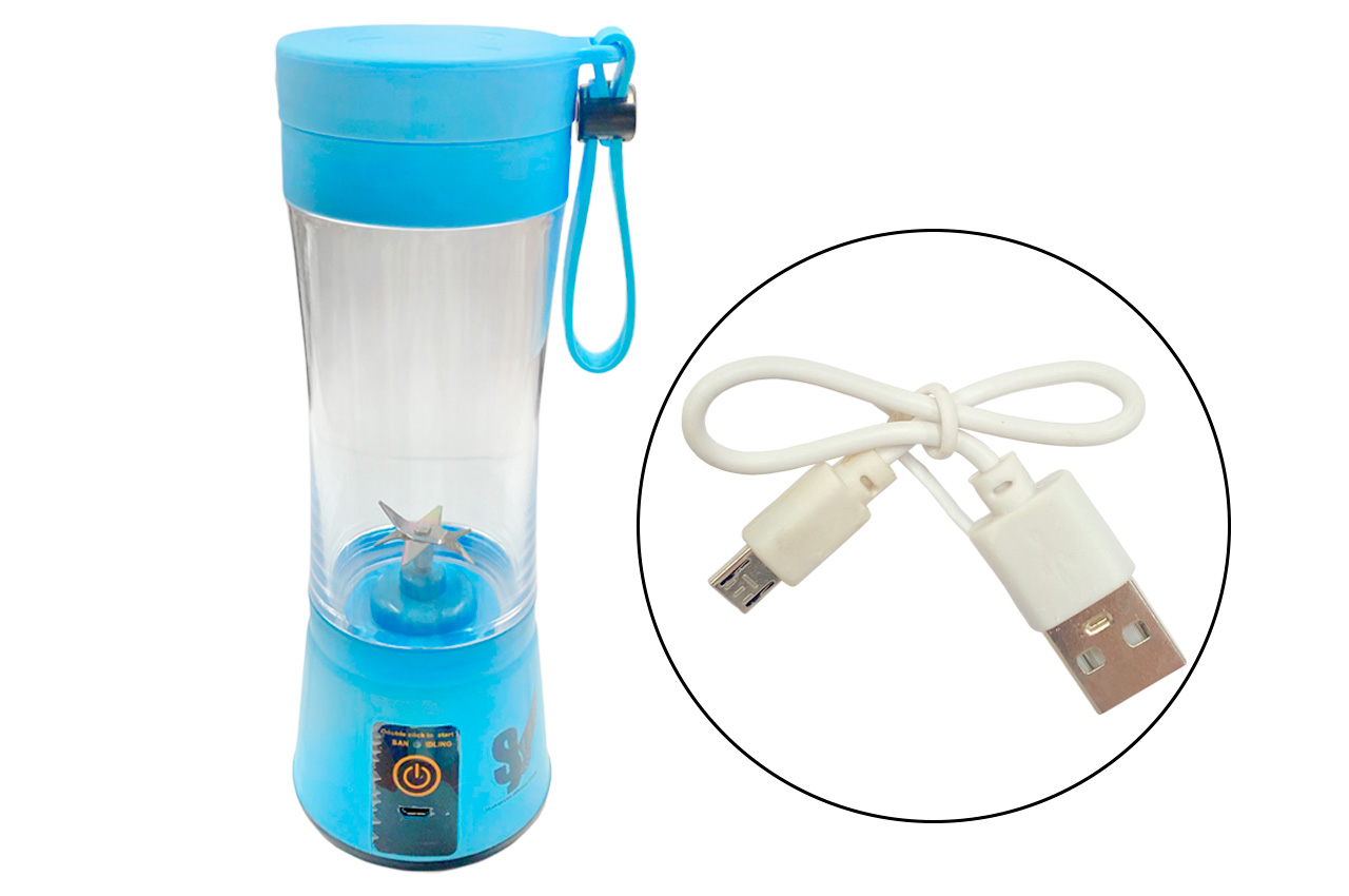 Блендер портативний - 380мл 3 ножі (EL-HM-02)