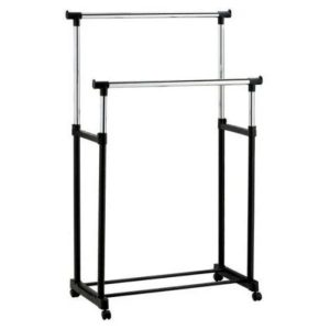 Вішалка для одягу телескопічна Double-Pole Маленька 1300х450х1600мм (12830)
