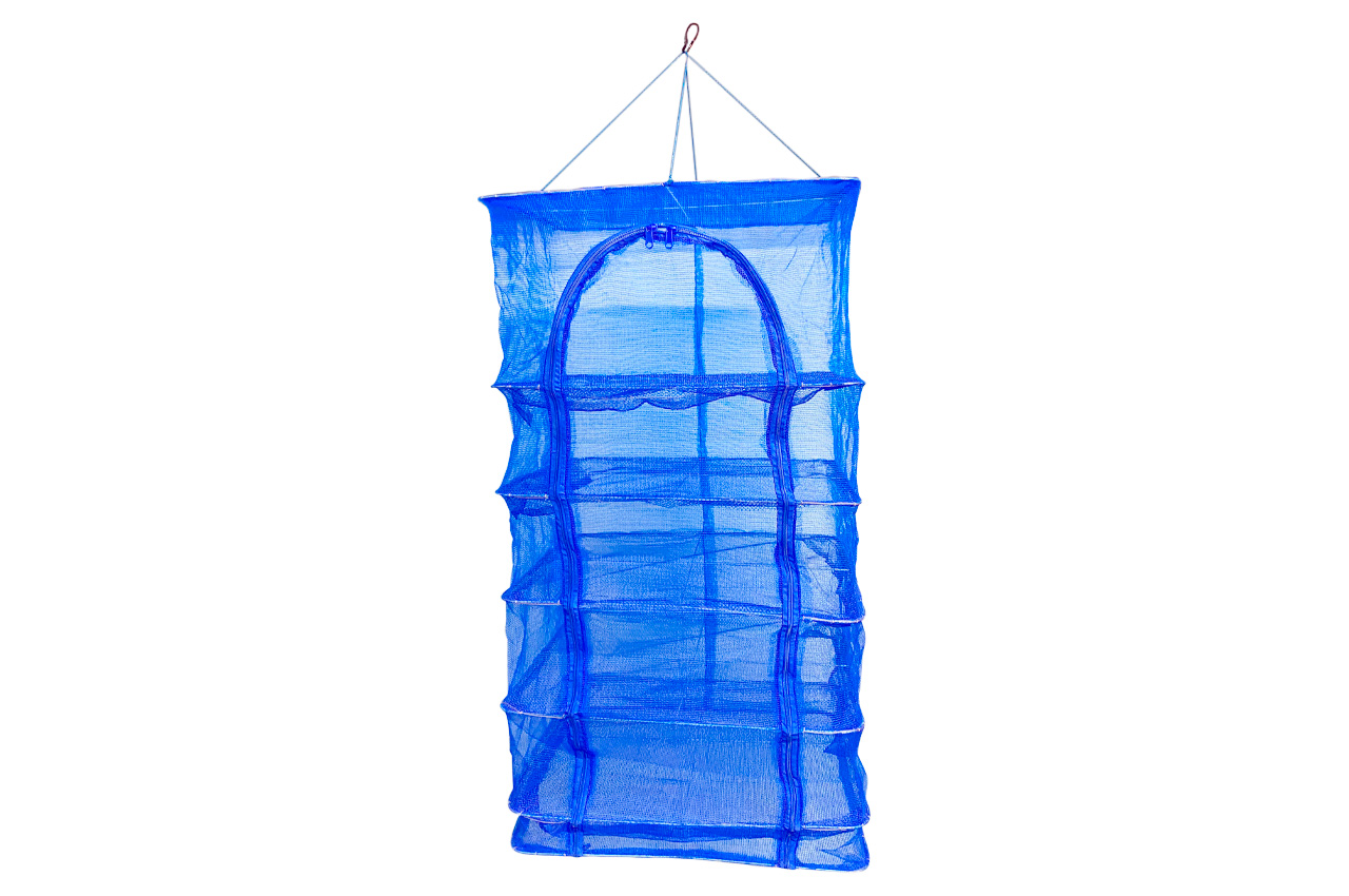 Сітка для сушіння риби,овочів і фруктів п'ятиярусна МЕГАВЕЛИКА 520х520х1000 мм (SF24146-50-5)